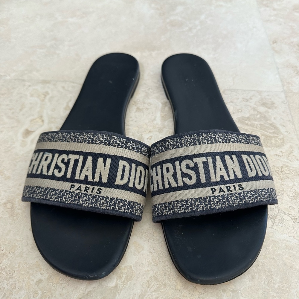 Dior DWAY SLIDE Sandals Designer Slides
